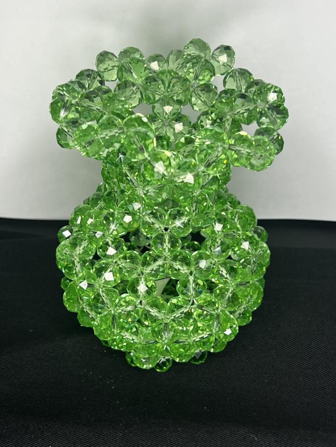 Crystal Beaded Vase