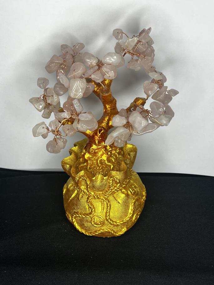 Money Bag Crystal Tree