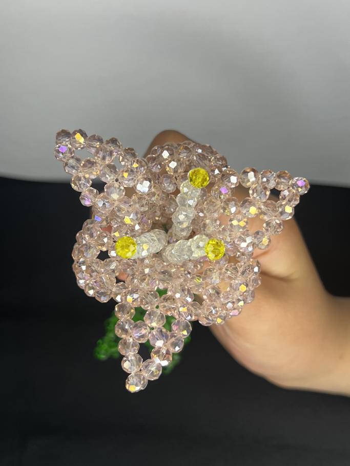 Beaded Crystal Flowers