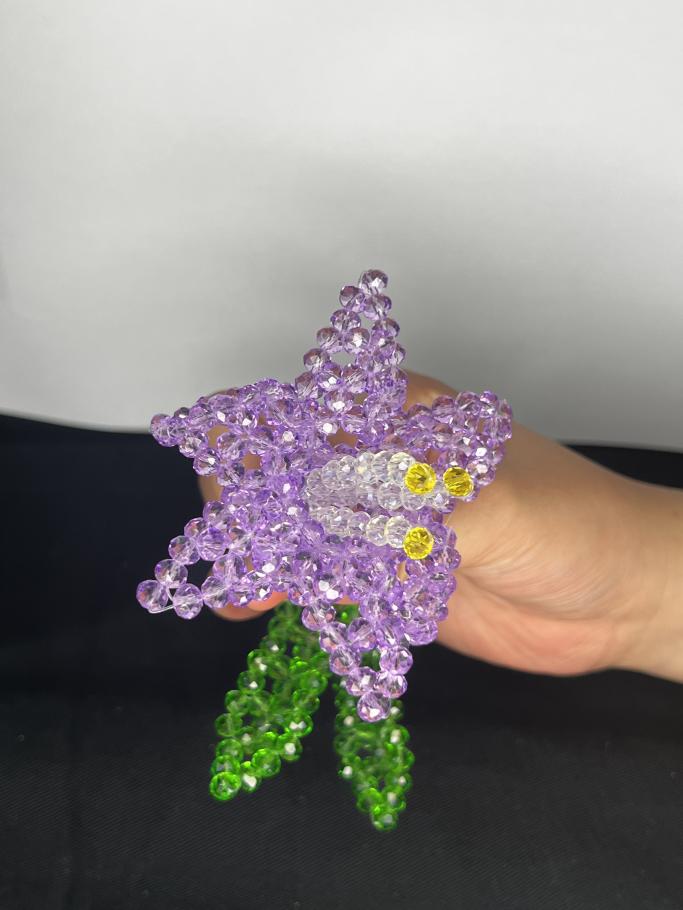 Beaded Crystal Flowers